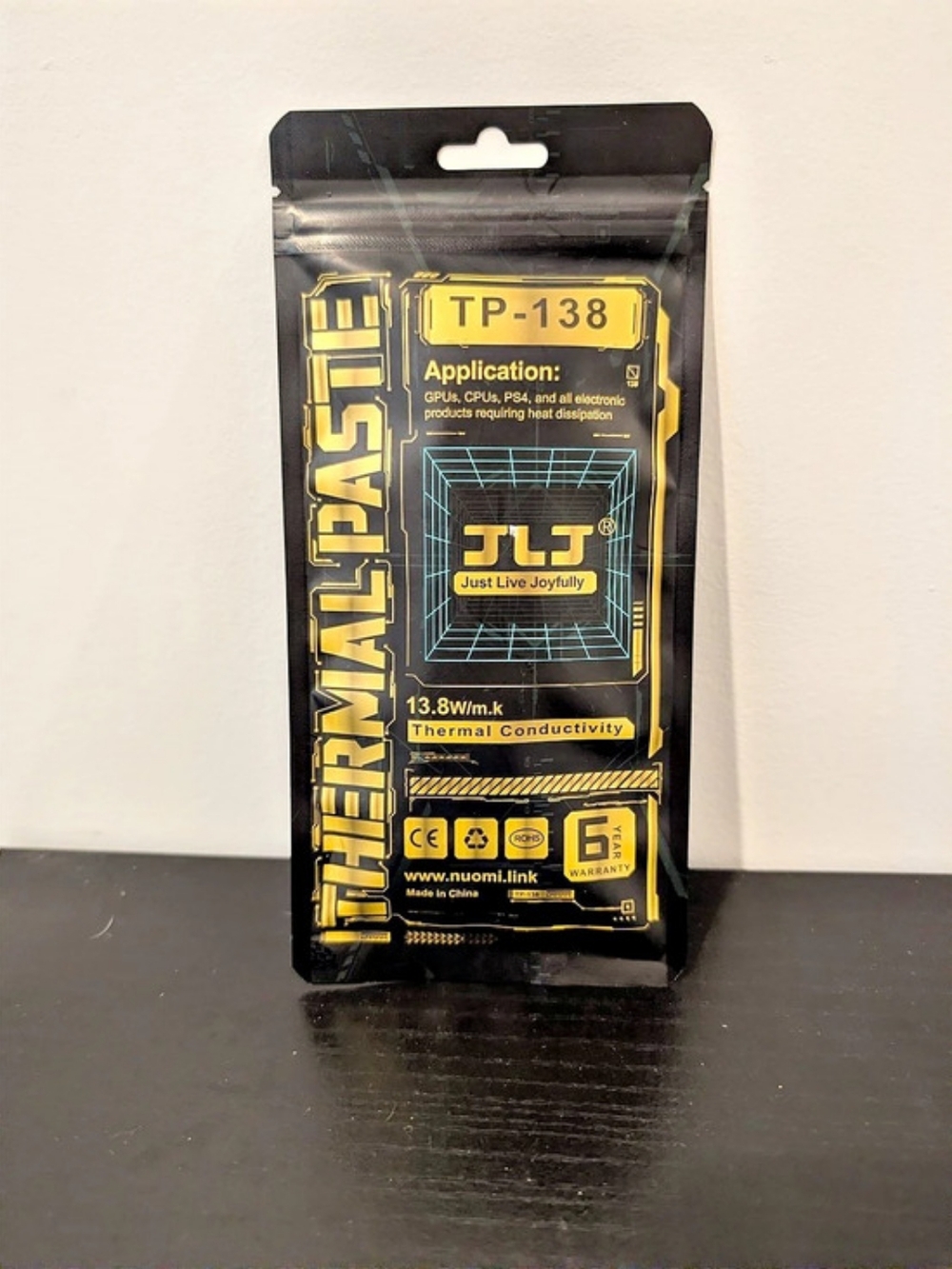 JLT TP-138 Thermal Paste NWT 4g